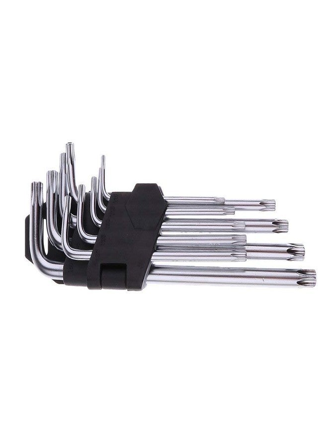PERFECT TECH long Torx/Star Allen Key Set 9 pcs from T10 to T50/ CRV Champhered Head/L Type Double-End Wrench Set Allen Key/Torx Star Spanner Key Set Hand Tools Allen Key Set - Image 3